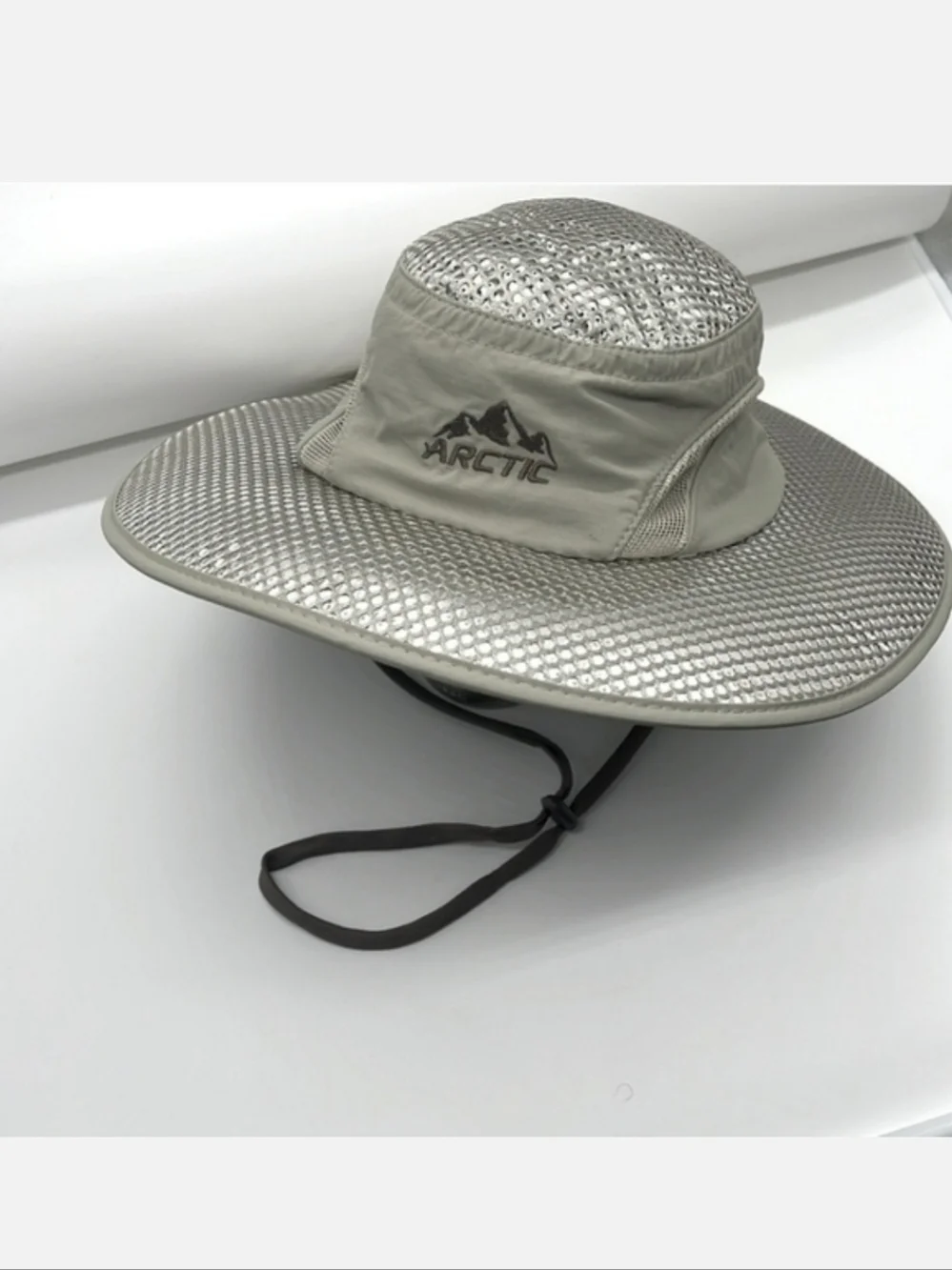 Arctic Air Evaporative Cooling Hat One Size Silver Ventilated UV Protection